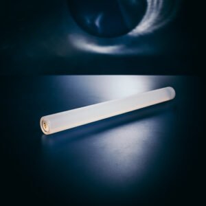 Silicone wand for crystal bowl