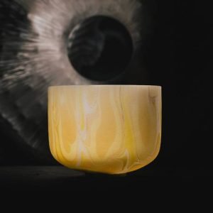 Marble Crystal Bowl 10" E4