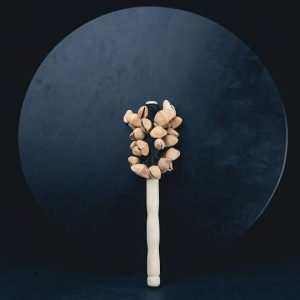 Rattle of semolina on a stick