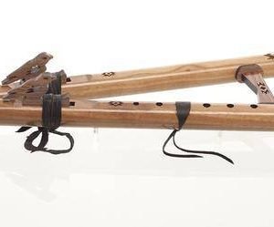 Two Hawks Spanish Cedar Flute