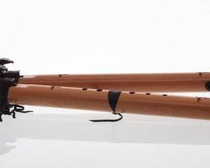 Condor Bass Fleita D Spanish Cedar Double Flute