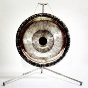 Single Travel Stainless Steel Gong Stand up to 42"